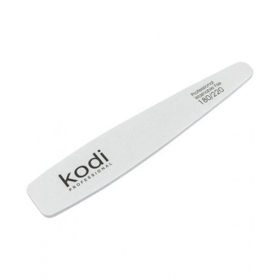 no.31 File conical form 180/220 white 178*32*4 mm Kodi - Kodi professional