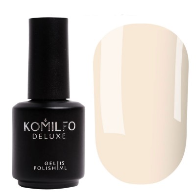 Gel polish Komilfo Deluxe Series D005 15 ml (light, creamy pink, enamel)