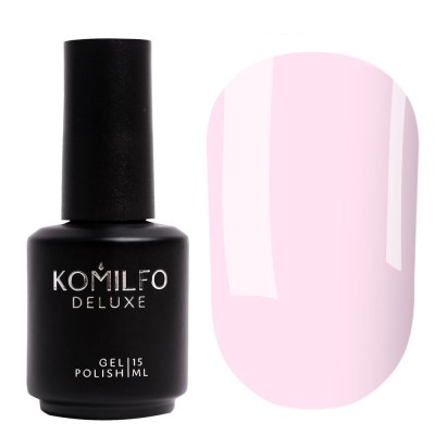 Gel polish Komilfo Deluxe Series D033 15 ml (light, lilac-pink, enamel)