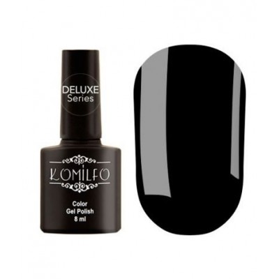 Gel polish D001 8 ml Komilfo Deluxe (black, enamel)