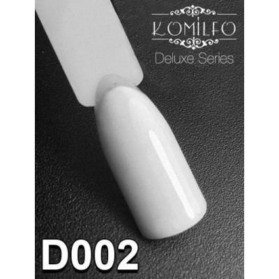 Gel polish D002 8 ml Komilfo Deluxe (white porcelain, enamel)