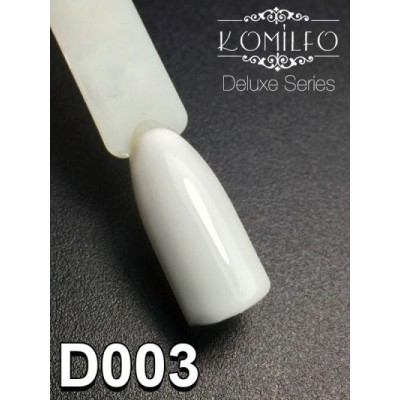 Gel polish D003 8 ml Komilfo Deluxe (white, enamel)