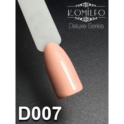 Gel polish D007 8 ml Komilfo Deluxe (light, beige-peach, enamel)