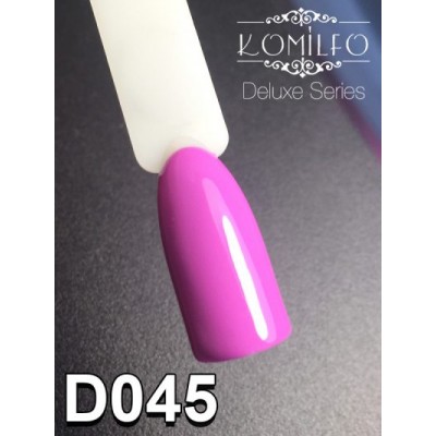 Gel polish D045 8 ml Komilfo Deluxe (muted, dark purple, enamel)