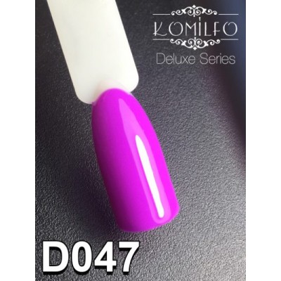 Gel polish D047 8 ml Komilfo Deluxe (purple-eggplant, enamel)