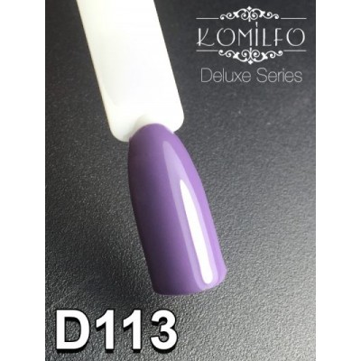 Gel polish D113 8 ml Komilfo Deluxe (dark, gray-amethyst, enamel)