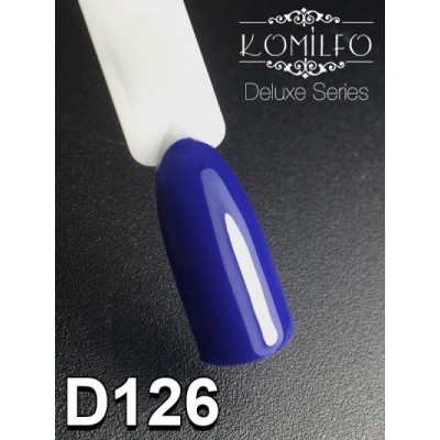 Gel polish D126 8 ml Komilfo Deluxe (dark blue, enamel)