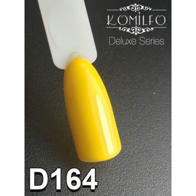 Gel polish D164 8 ml Komilfo Deluxe (bright yellow, enamel)