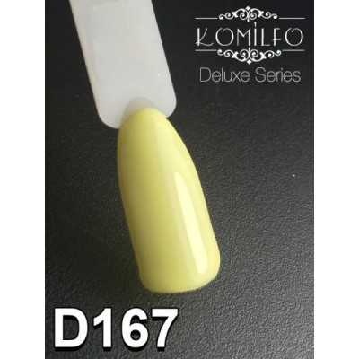 Gel polish D167 8 ml Komilfo Deluxe (peach yellow, enamel)