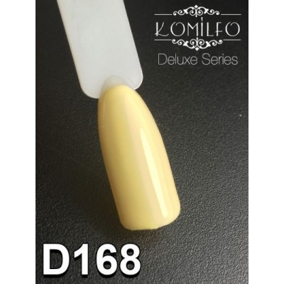 Gel polish D168 8 ml Komilfo Deluxe (warm yellow, enamel)