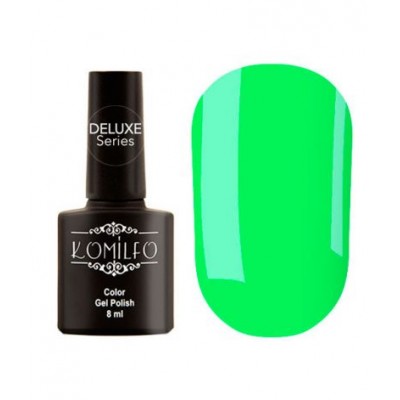 Gel polish D171 8 ml Komilfo Deluxe (bright, intense light green, neon)