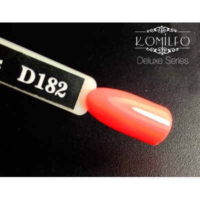 Gel polish D182 8 ml Komilfo Deluxe (bright coral, neon)