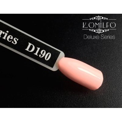 Gel polish D190 8 ml Komilfo Deluxe (pastel, light peach, enamel)