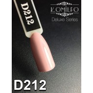 Gel polish D212 8 ml Komilfo Deluxe (light cocoa, enamel)