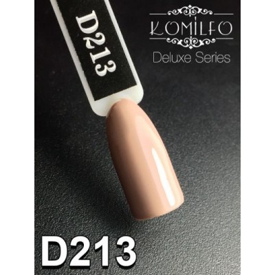 Gel polish D213 8 ml Komilfo Deluxe (brown-beige, enamel)