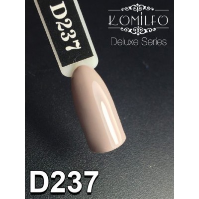 Gel polish D237 8 ml Komilfo Deluxe (gray asphalt, enamel)