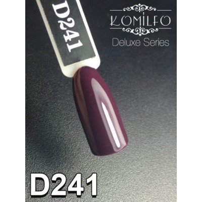 Gel polish D241 8 ml Komilfo Deluxe (dark purple, enamel)
