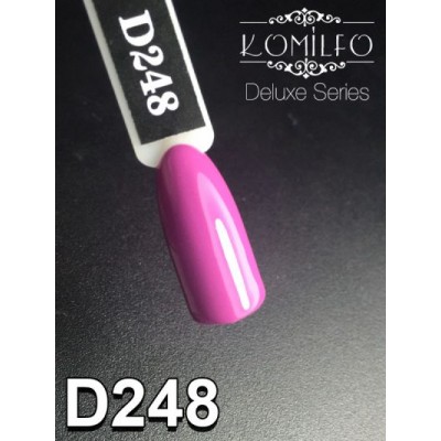 Gel polish D248 8 ml Komilfo Deluxe (dark, muted lilac, enamel)