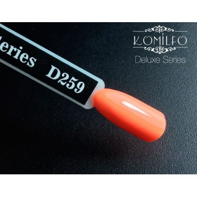 Gel polish D259 8 ml Komilfo Deluxe (little peach-orange, enamel)