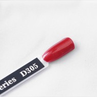 Gel polish Komilfo Deluxe Series D305 8 ml (red with sequins)