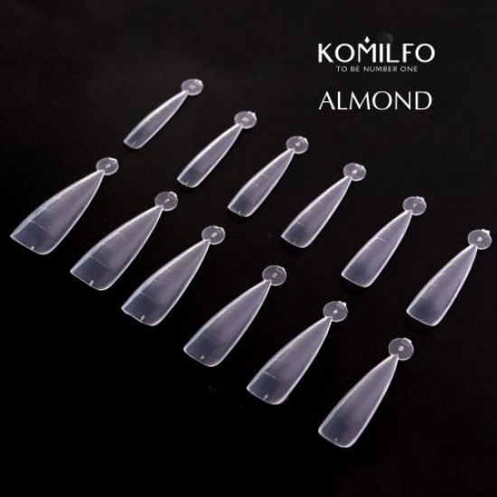Komilfo Acry Gel Top Nail Forms Almond 120 pcs