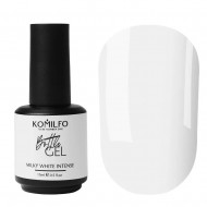 Komilfo Bottle Gel Milky White Intense 15 ml with brush